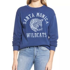 Treasure & Bond SANTA MONICA WILDCATS 🐅 Graphic Sweatshirt, Medium